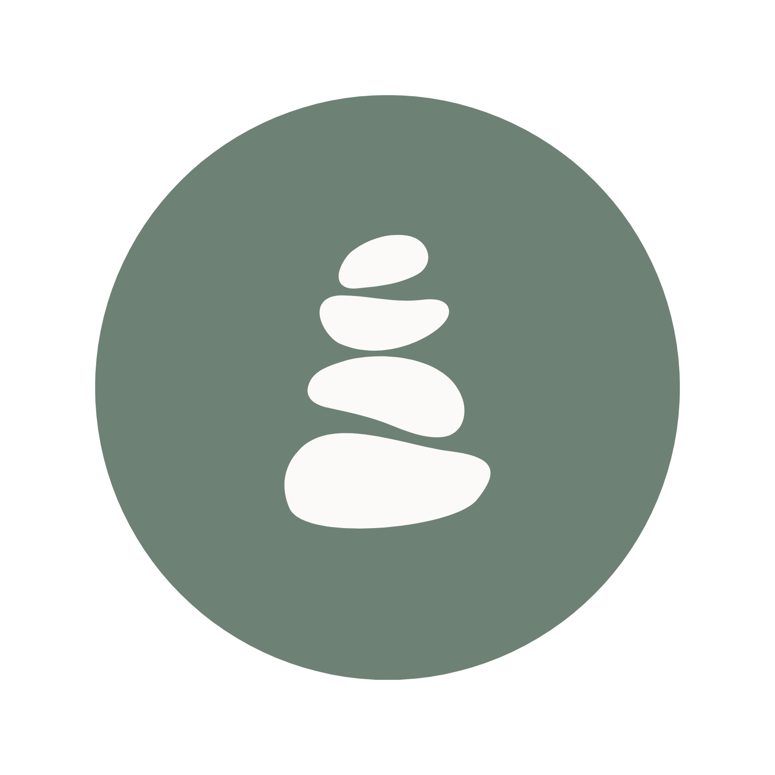 Icoon: Gestapelde stenen, symbool voor stabiliteit, structuur en balans in professionele groei.