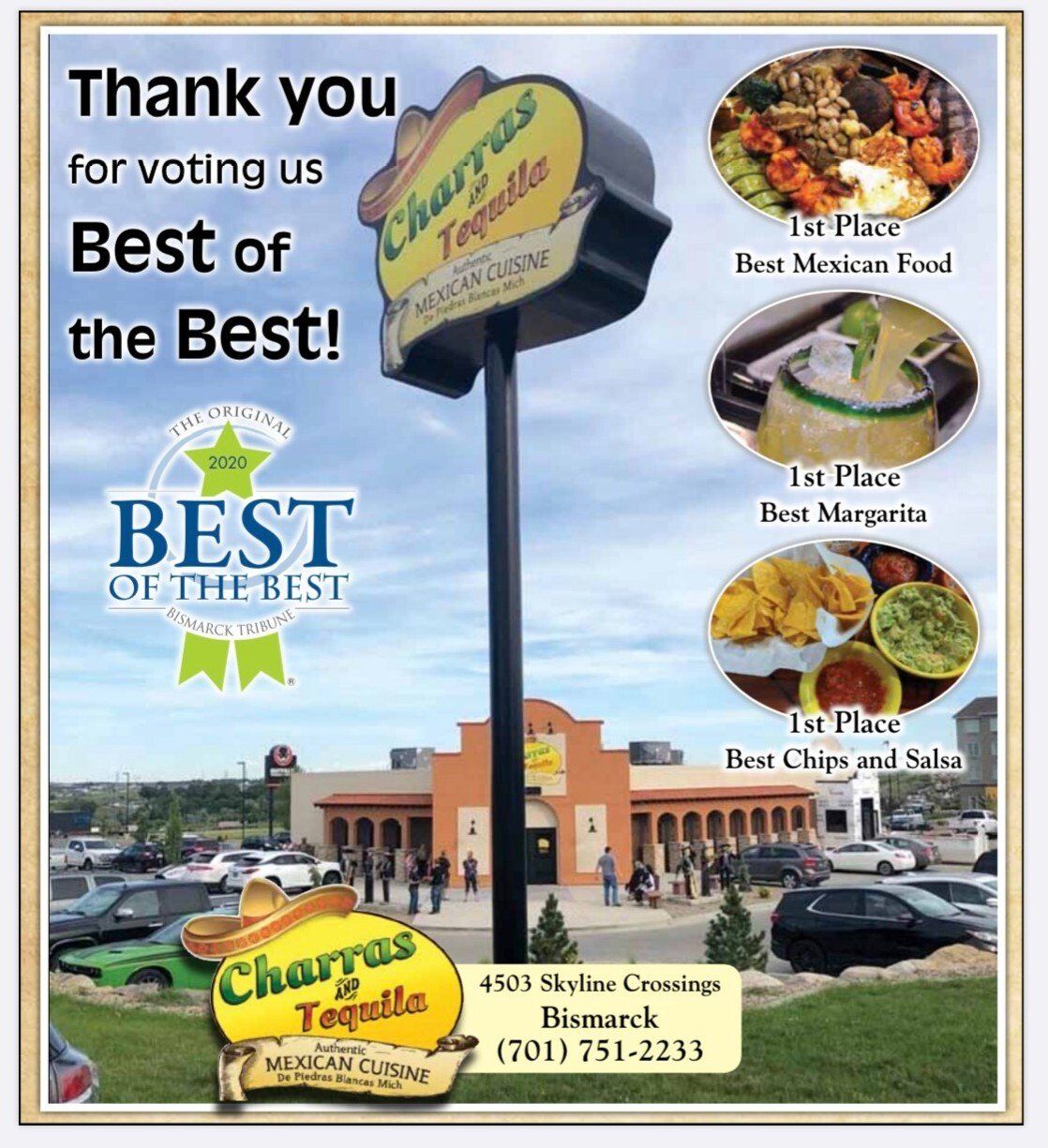 Charras and Tequila Bismarck, ND