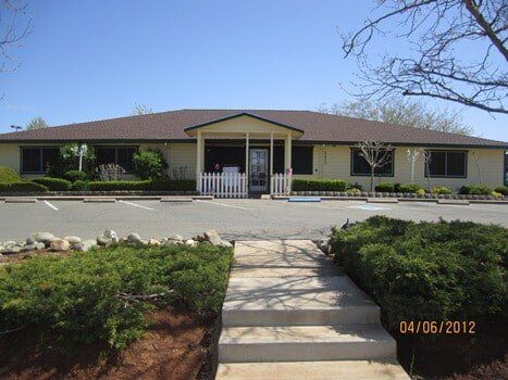 Social Development — Front Entrance of School in Cameron Park, CA