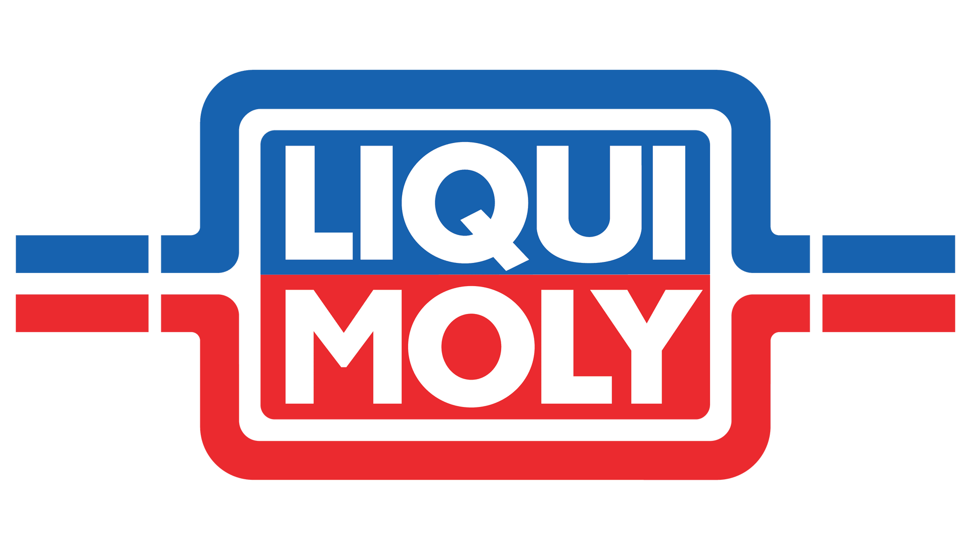 Liqui Moly logo: white text on a red and blue stylized container shape; company name in bold.