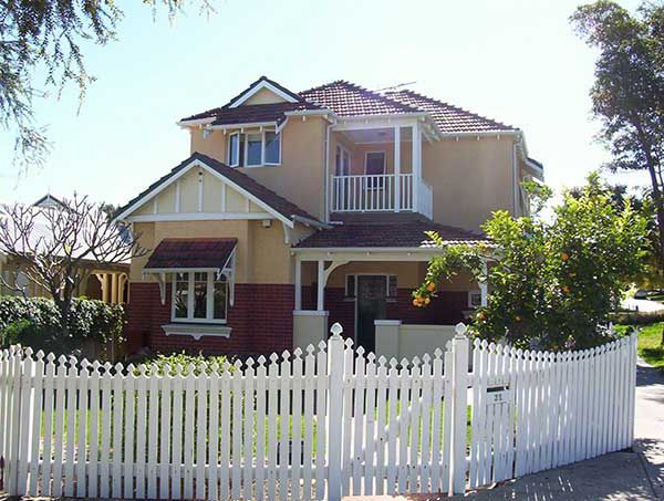 After Photo of A House With A White Picket Fence | North Perth, WA | Stylewise Designs