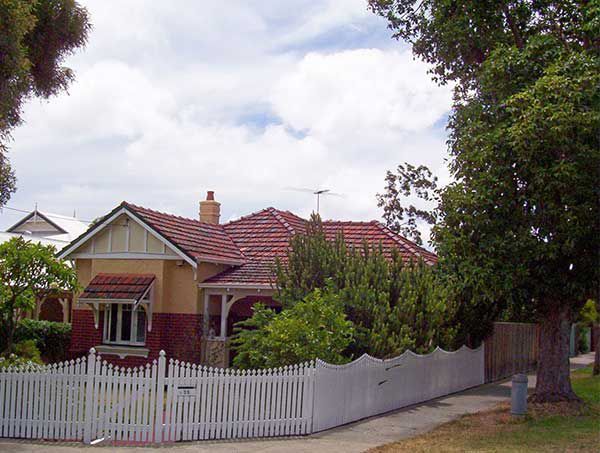 Before Photo of A House With A White Picket Fence | North Perth, WA | Stylewise Designs