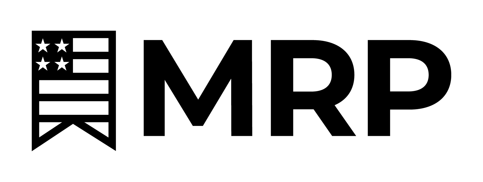 Logo with a stylized flag graphic followed by the letters