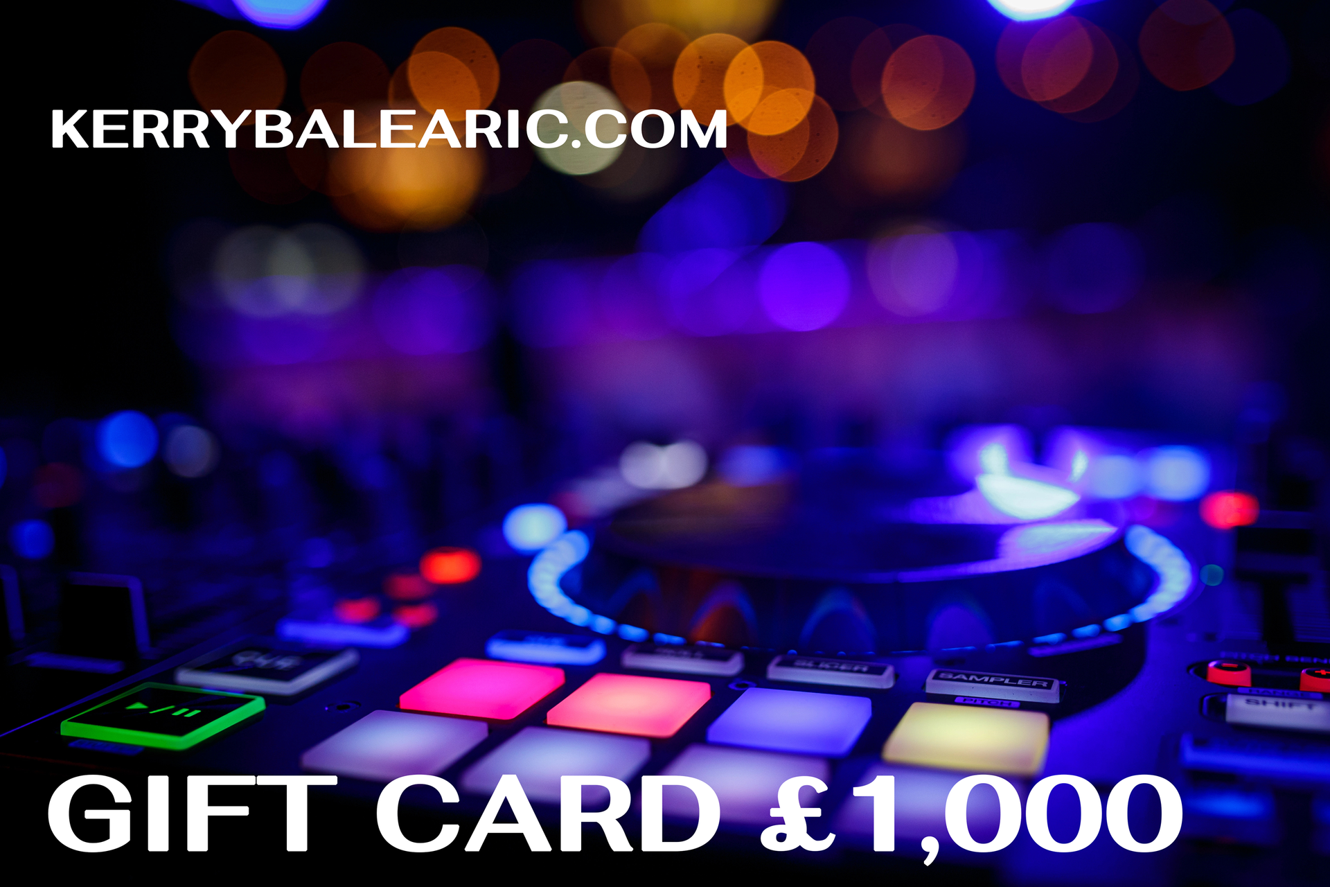 Kerry Balearic Event Gift Card £1000