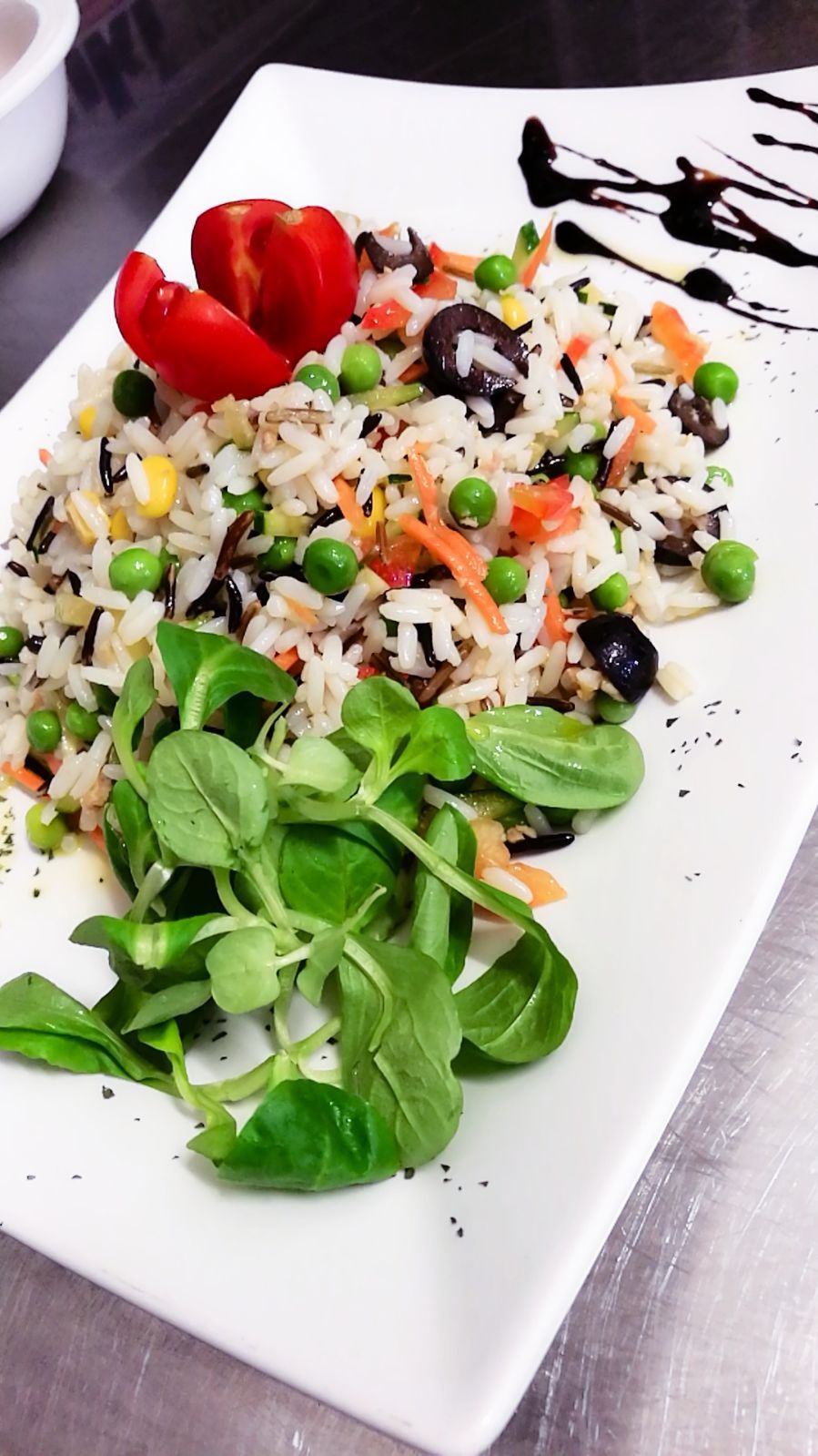 riso freddo con verdure