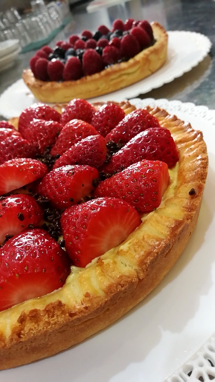 crostata di fragole