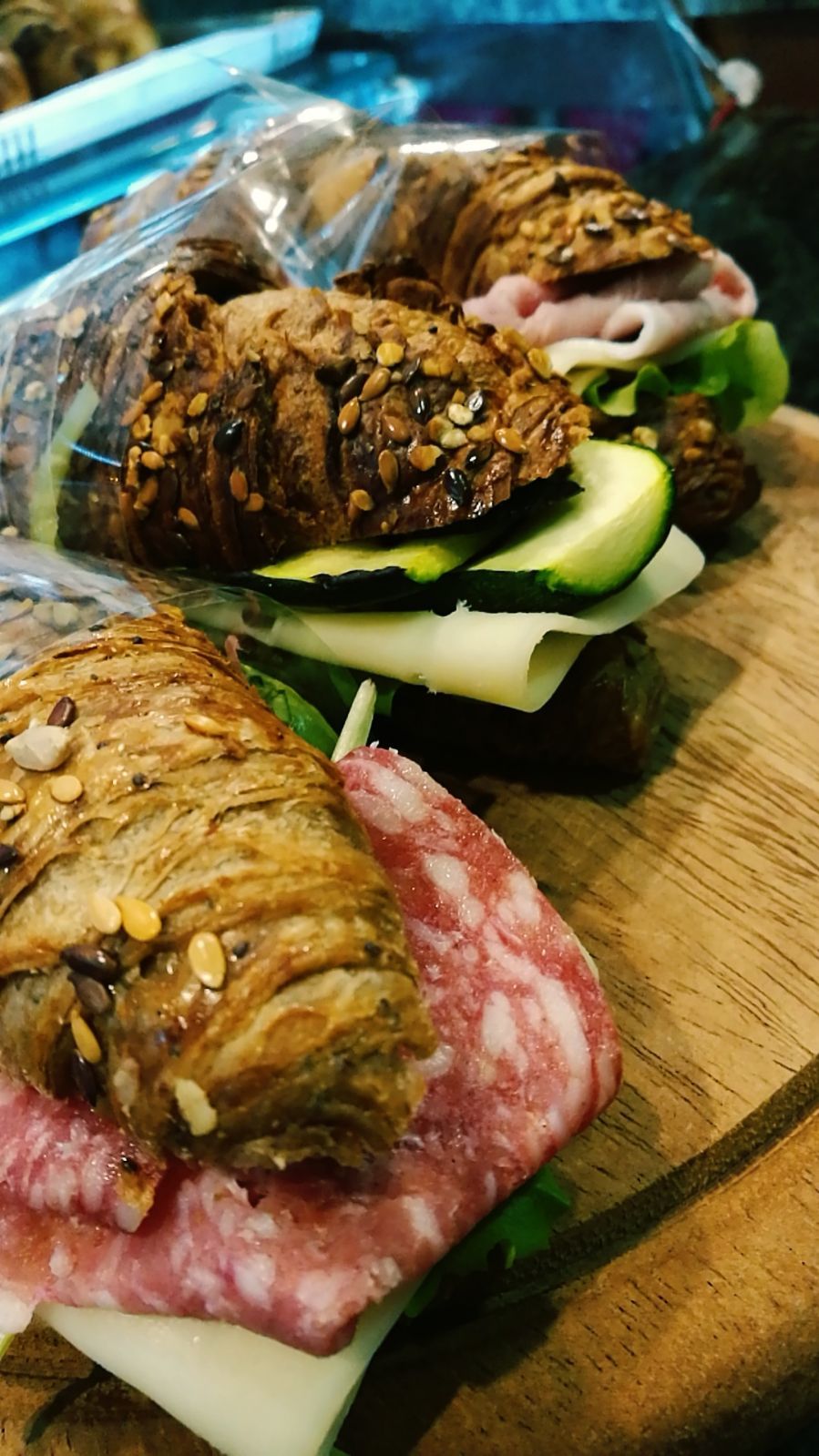 tagliere di brioches salate