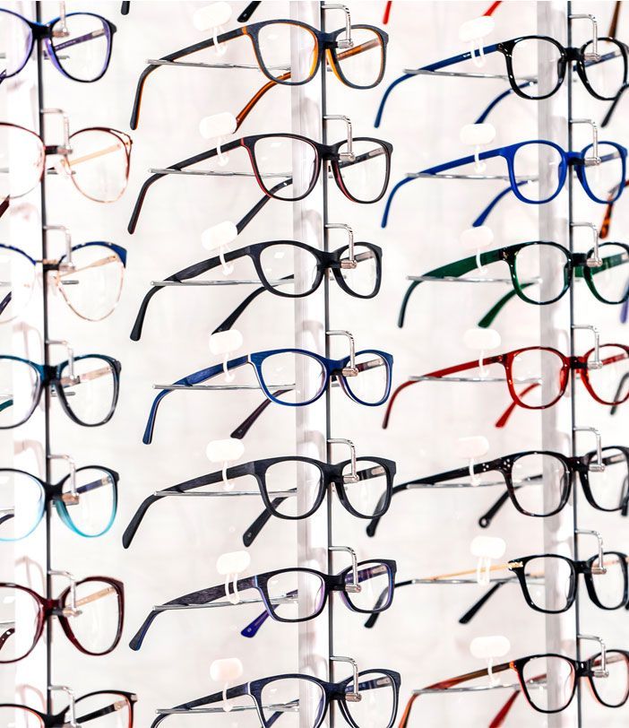 Exhibidores de lentes