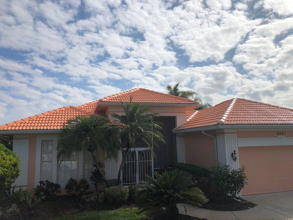 Residential Roof After Cleaning — Venice, FL — A-1 Roof Cleaning & Coating of Venice