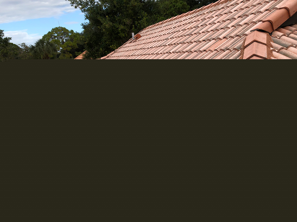 Roof Tiles with Chimney and Vent — Venice, FL — A-1 Roof Cleaning & Coating of Venice