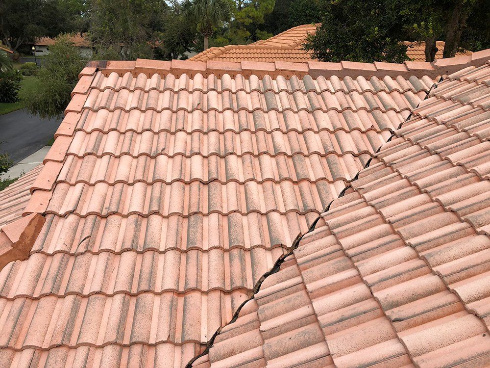 Dirty Roof Tiles — Venice, FL — A-1 Roof Cleaning & Coating of Venice