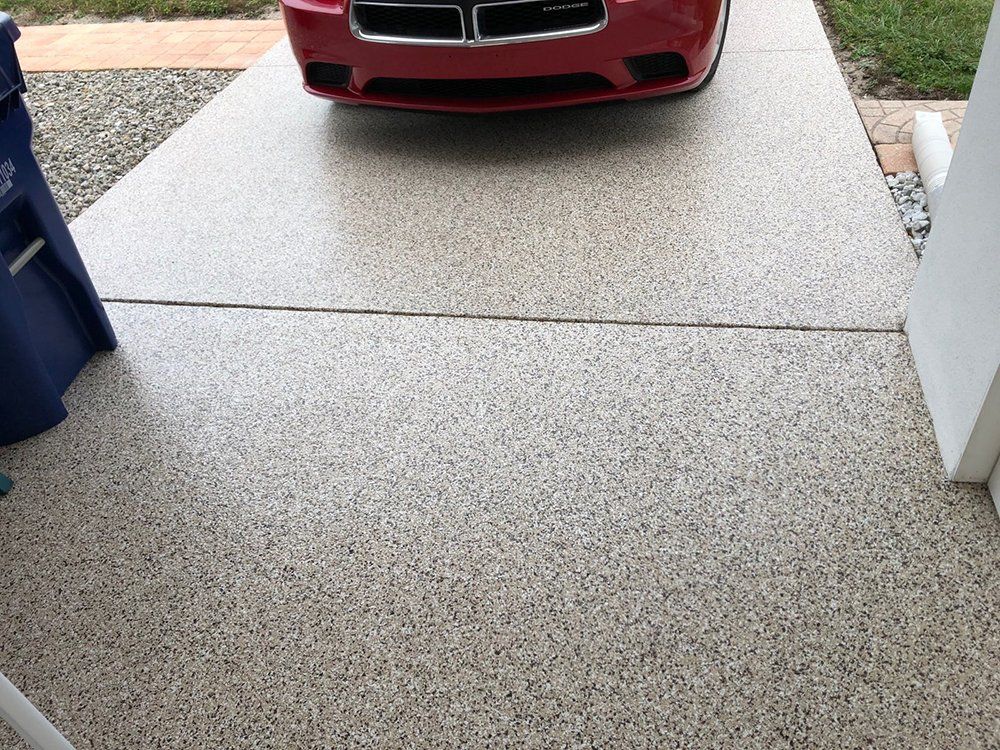 Clean Garage Floor — Venice, FL — A-1 Roof Cleaning & Coating of Venice