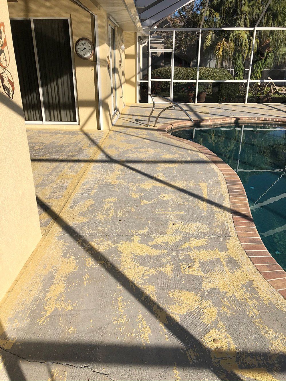 Faded Concrete Floor — Venice, FL — A-1 Roof Cleaning & Coating of Venice