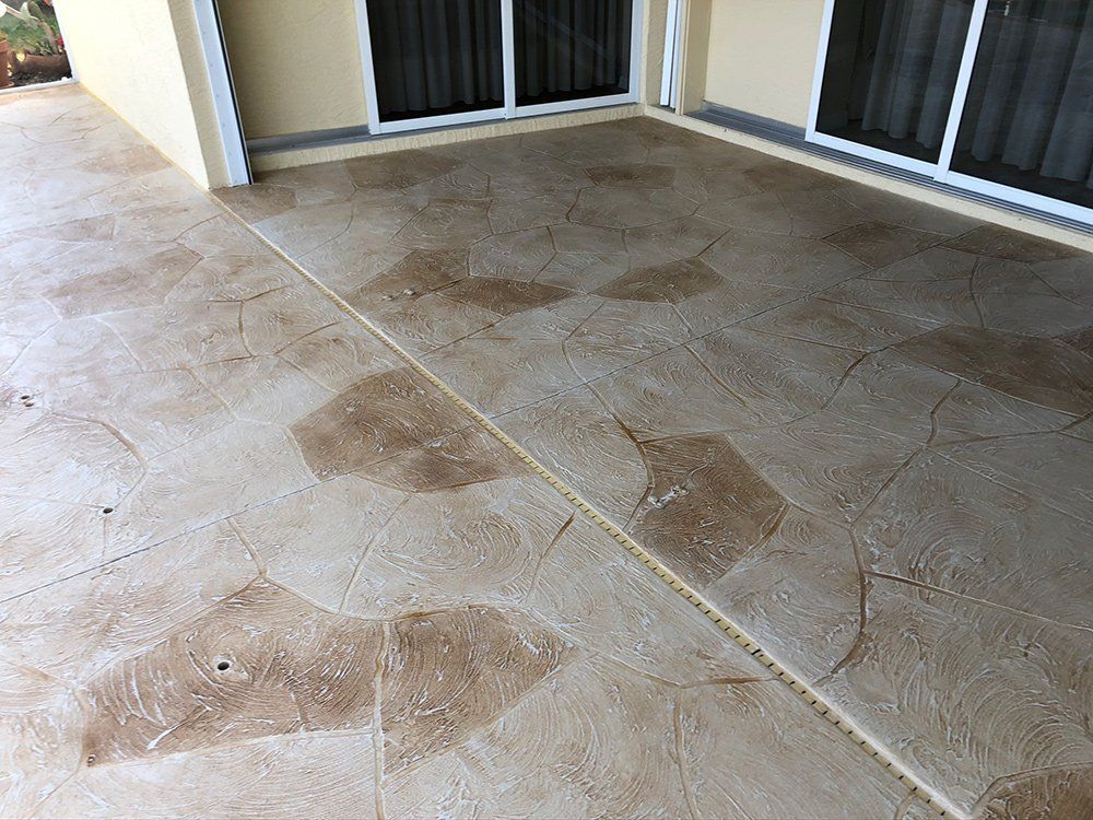 Stamped Concrete — Venice, FL — A-1 Roof Cleaning & Coating of Venice