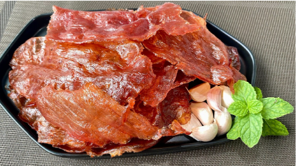 蒜味豬肉乾(薄片)