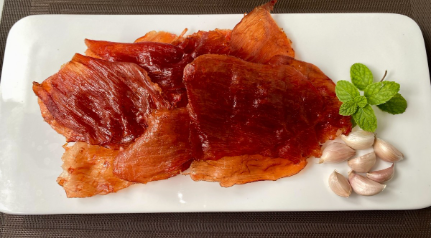 蒜味豬肉乾(薄片)