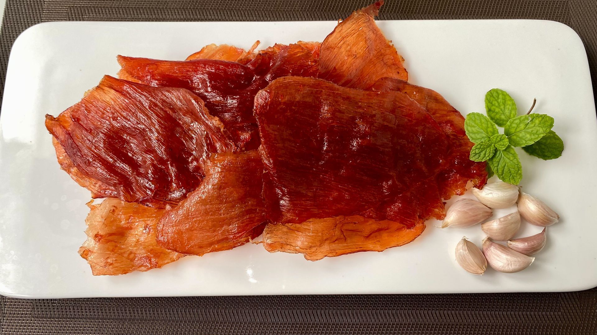 蒜味豬肉乾(薄片)