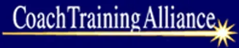 Coach Training Alliance logo with text and a yellow light effect.