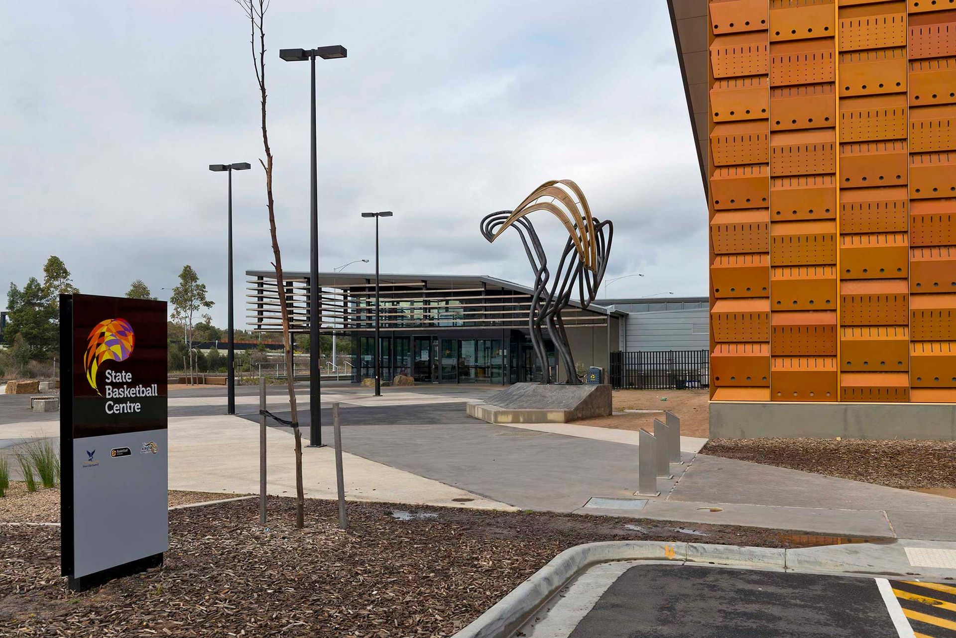 A building with a sign that says ' south australian centre ' on it