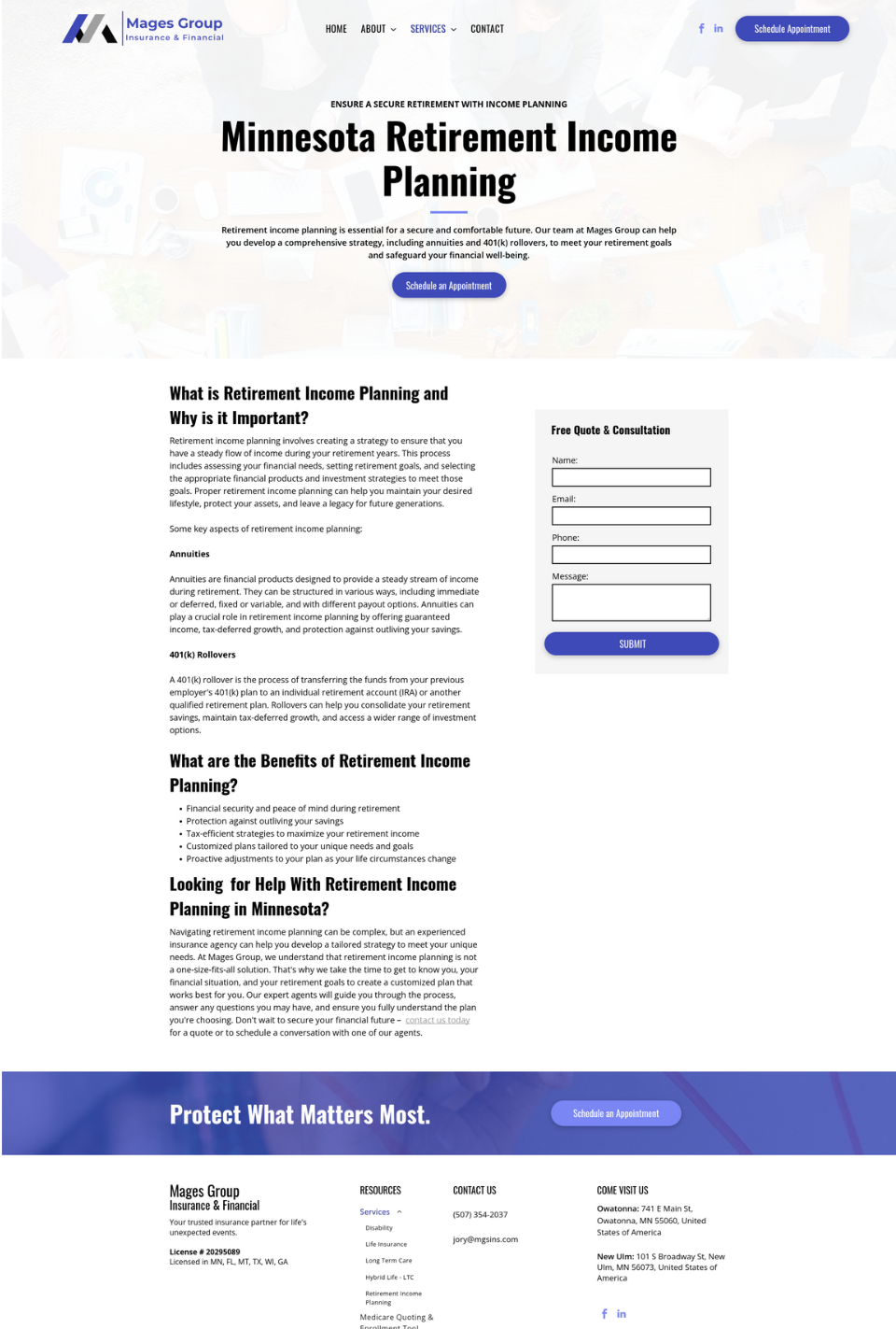 client website