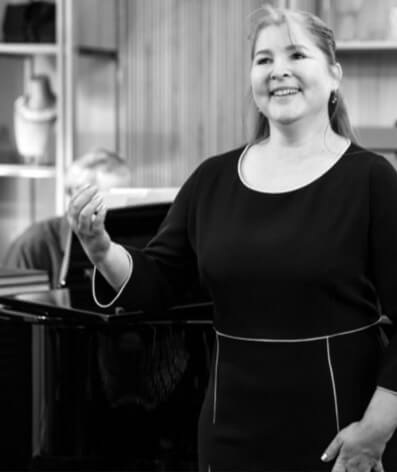 Louisa Beard black and white portrait