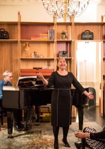 Louisa Beard singing