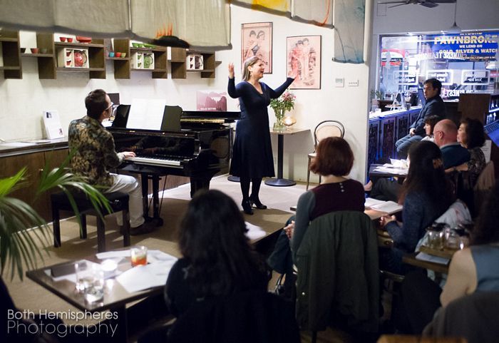 louisa beard in a hall