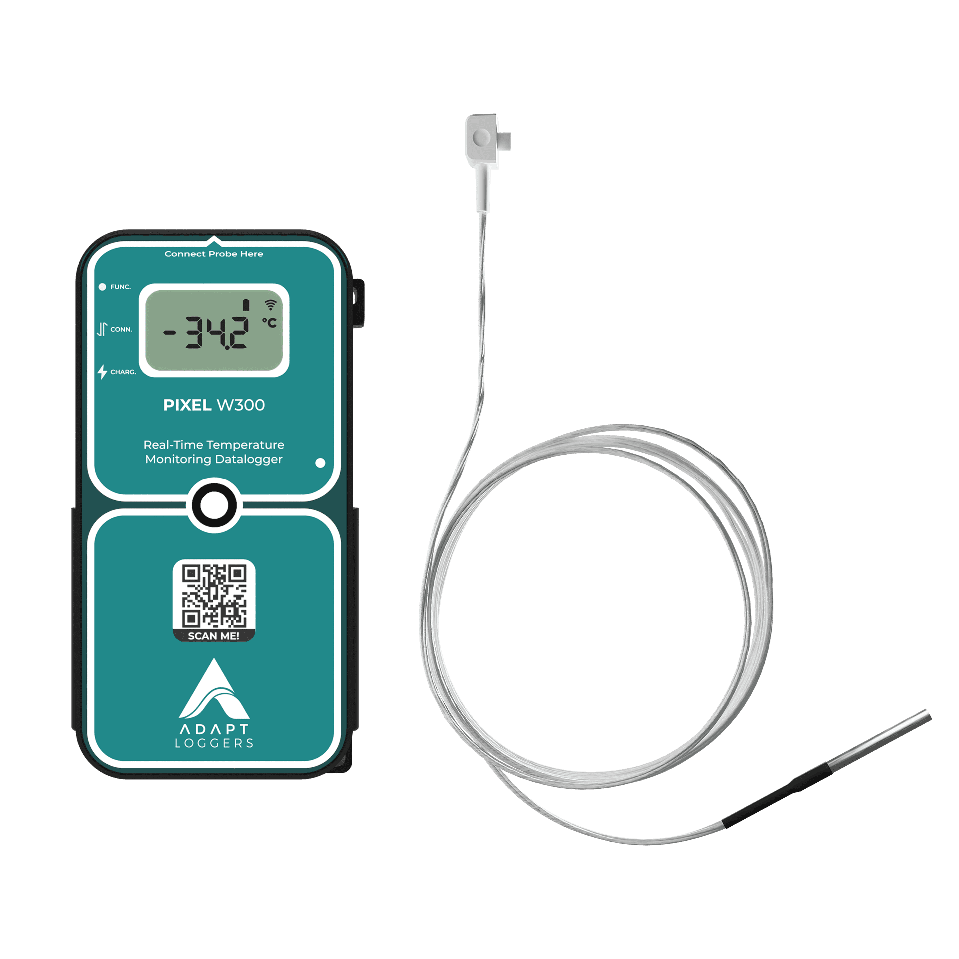 temperature Data Logger with probe