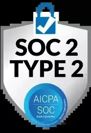 A blue iso logo with a globe in the middle