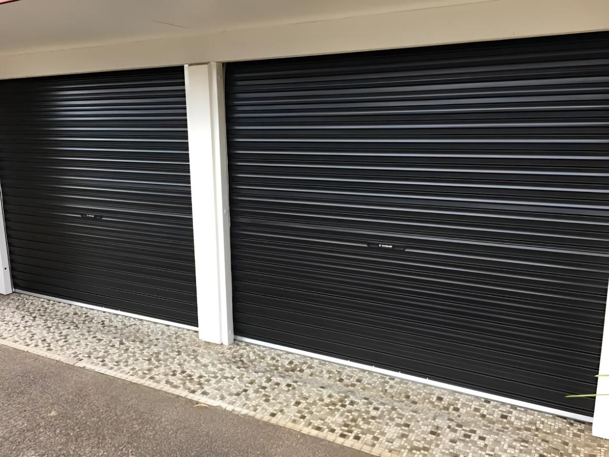 Dark Garage Doors — Automated Garage Doors in Ipswich, QLD