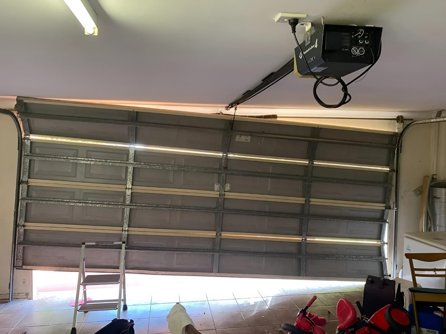Garage Door With a Garage Door Opener — Automated Garage Doors in Chuwar, QLD