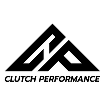 A black and white logo for clutch performance