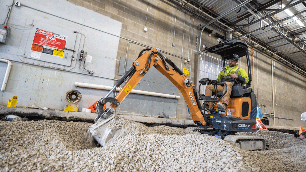 CASE CX15EV mini excavator