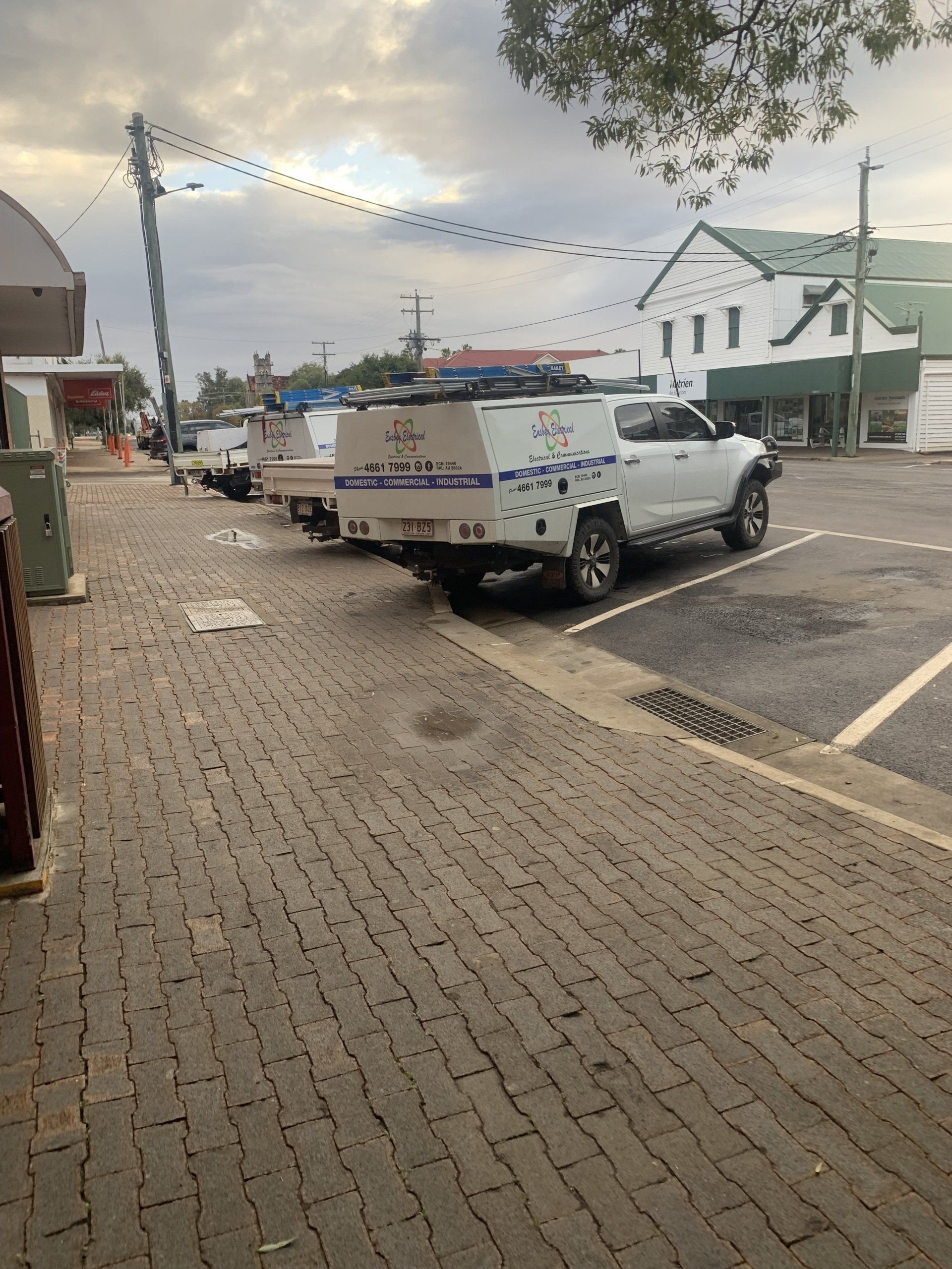 Ensbey Electrical Work Ute — Ensbey Electrical in Warwick, QLD