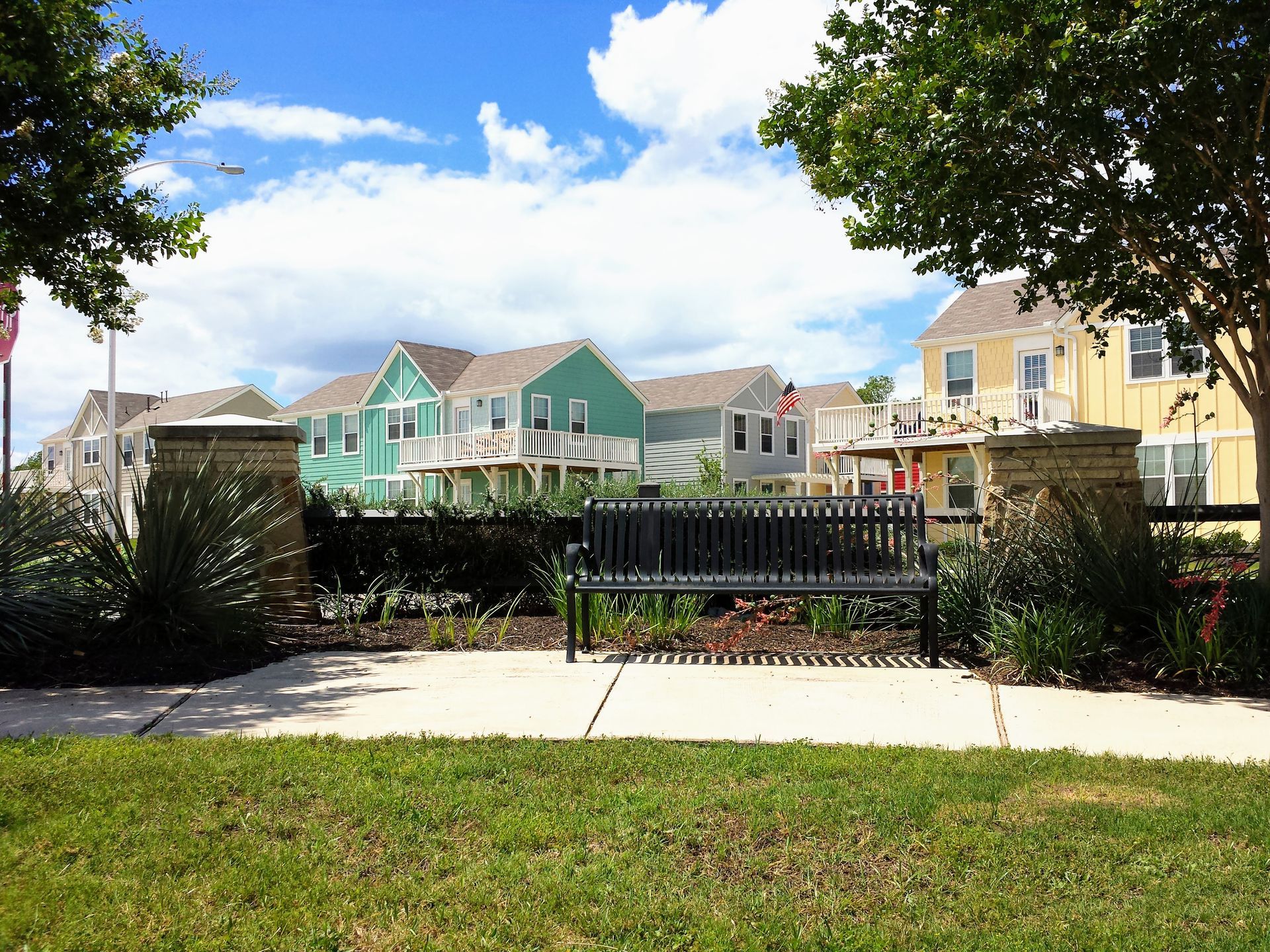 Several lake front rental properties.