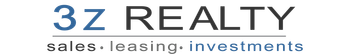 A logo for 3z realty sales leasing investments
