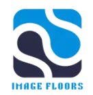 Logo for Image Floors, features stylized "SS" shape in blue and dark blue on a rounded square background.