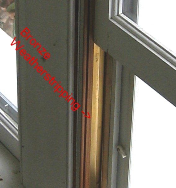 A window with the words