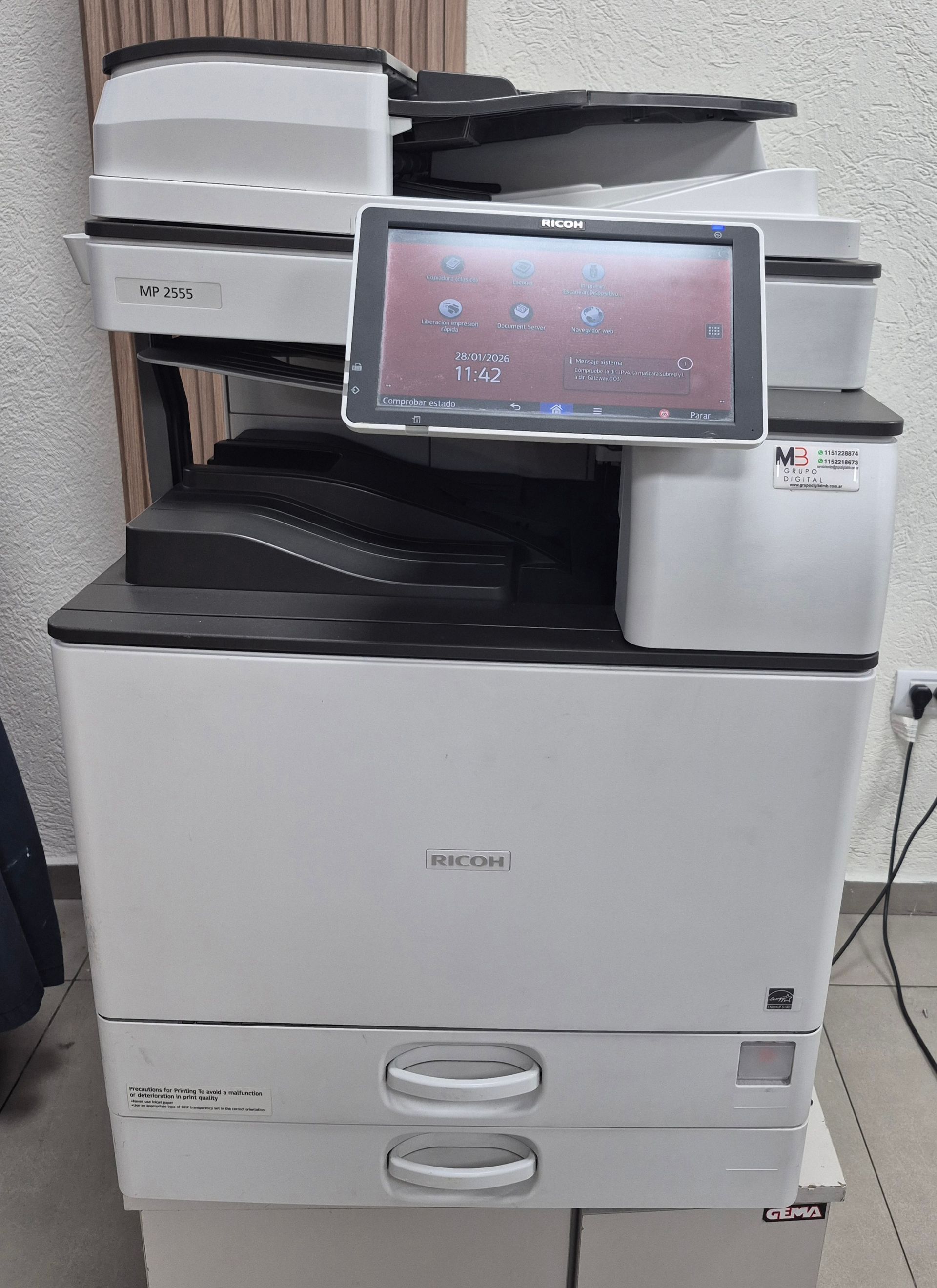 FOTOCOPIADORA RICOH MP2555