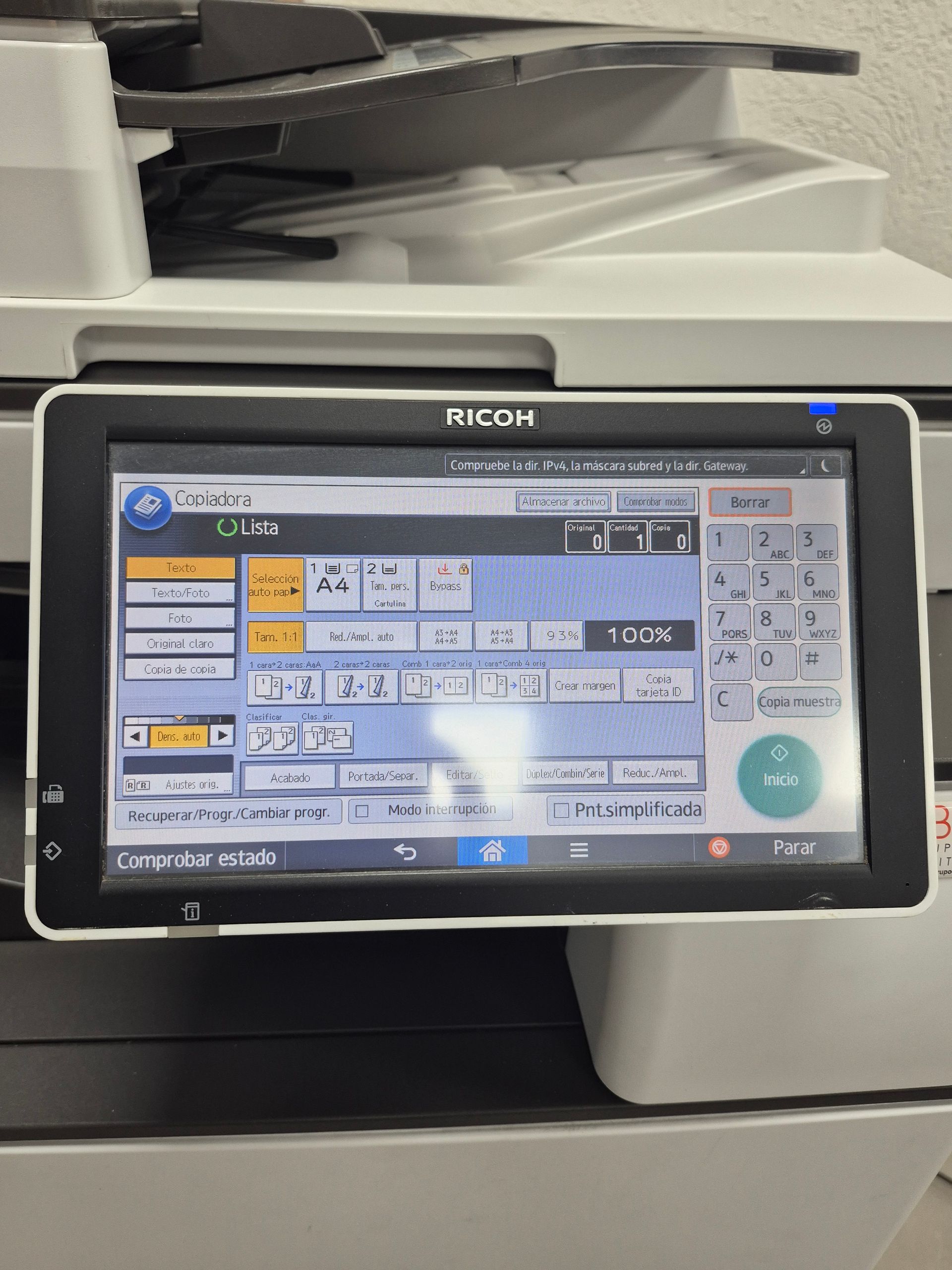 FOTOCOPIADORA RICOH MP2555