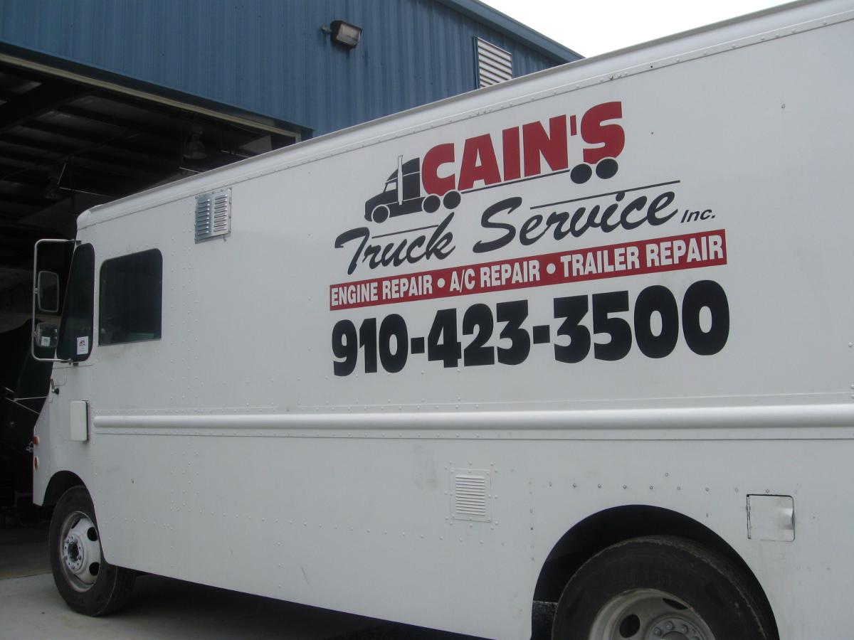 Pictures Fayetteville, NC Cain's Truck Service Inc