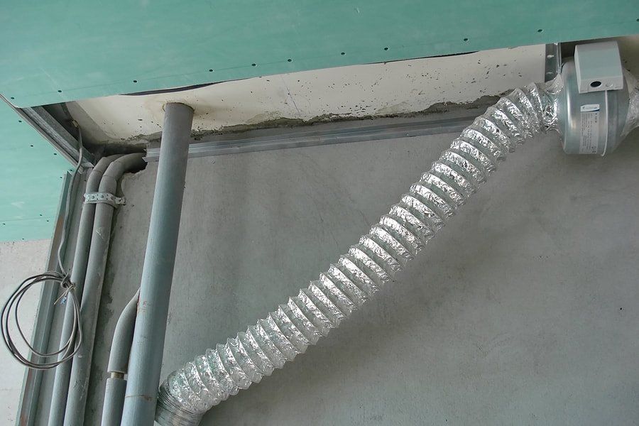 completely clogged dryer vent at a customers home in in tempe, az