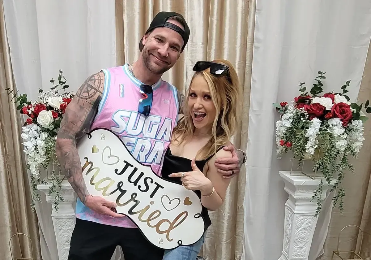 California Couple just married in the Today We Become One Elopement Chapel in Rancho Mirage, CA