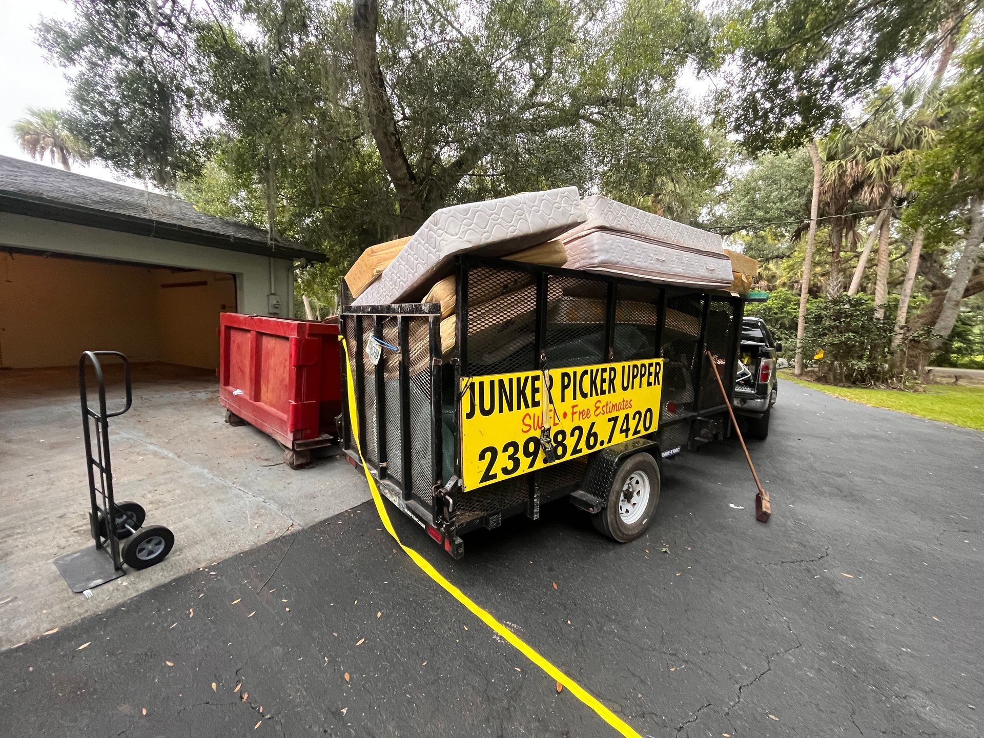 Garage cleanout in Bonita Springs, FL