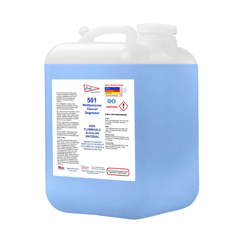 501 Pressure Wash Soaps — Fort Wayne, IN — Craft Laboratories Inc.