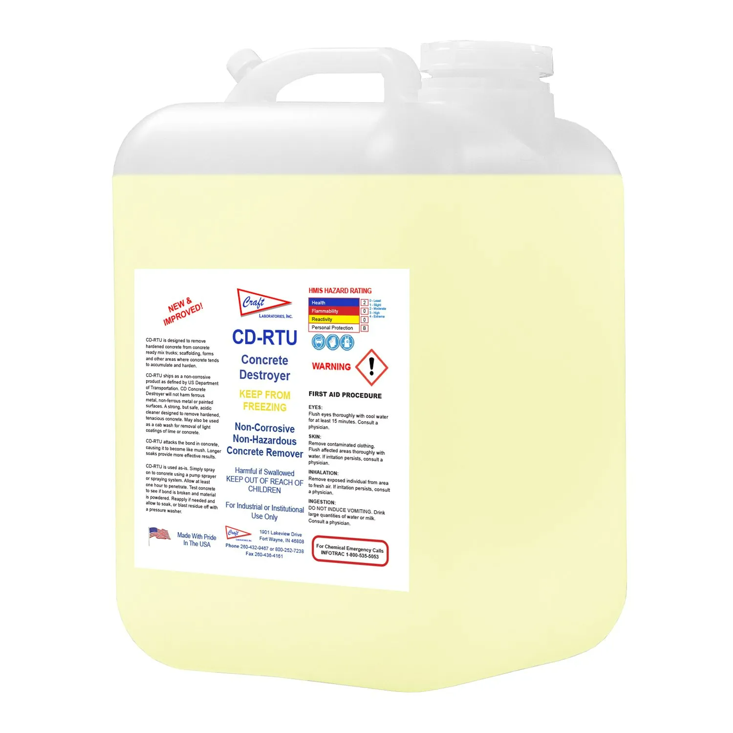 CD-RTU Ready-Mix / Concrete — Fort Wayne, IN — Craft Laboratories Inc.