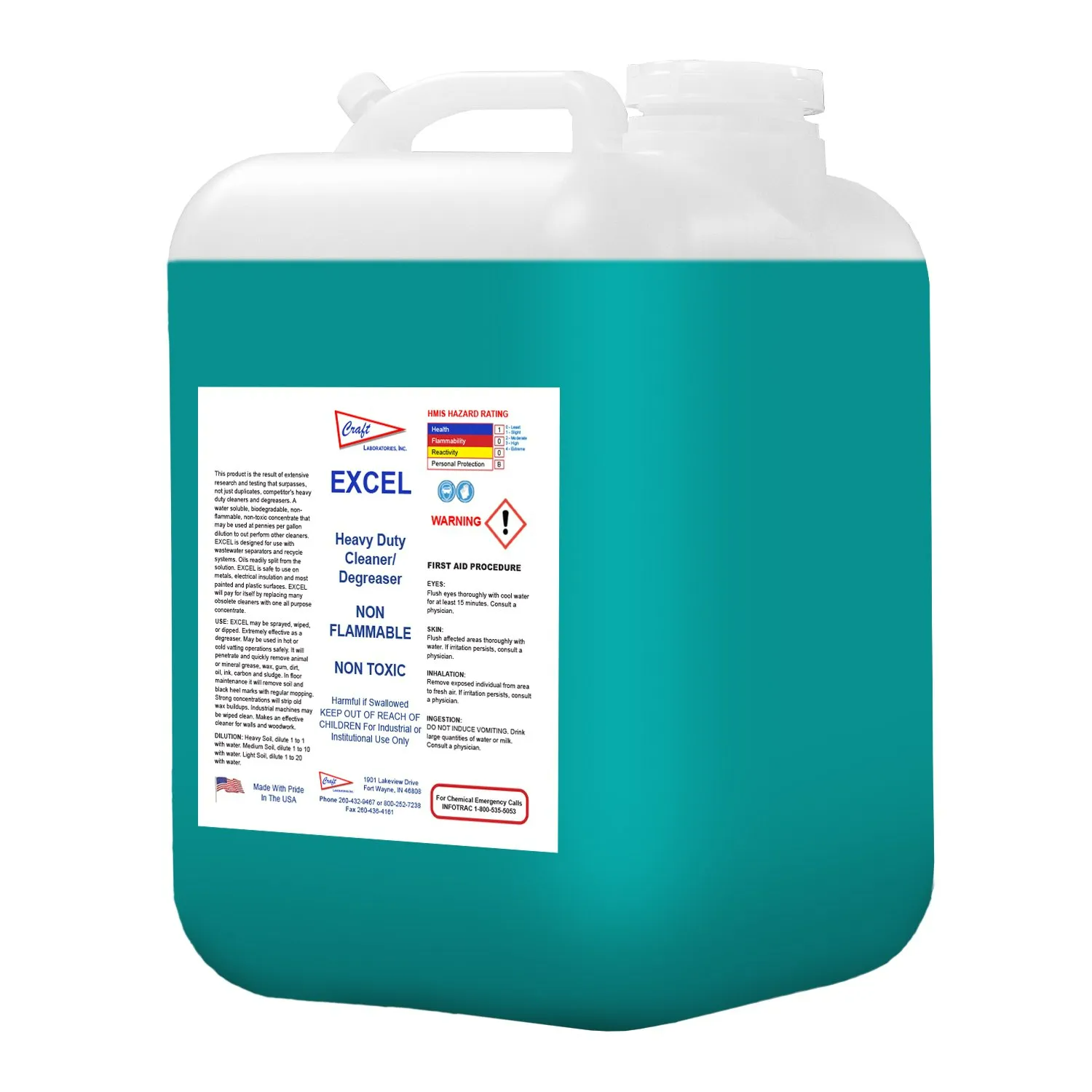 Excel Product — Fort Wayne, IN — Craft Laboratories Inc.