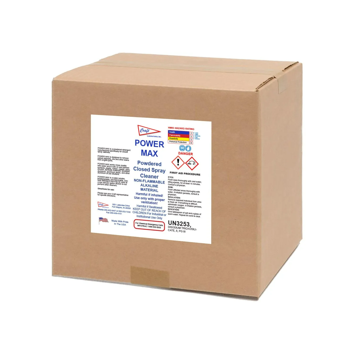 Power Max Product — Fort Wayne, IN — Craft Laboratories Inc.