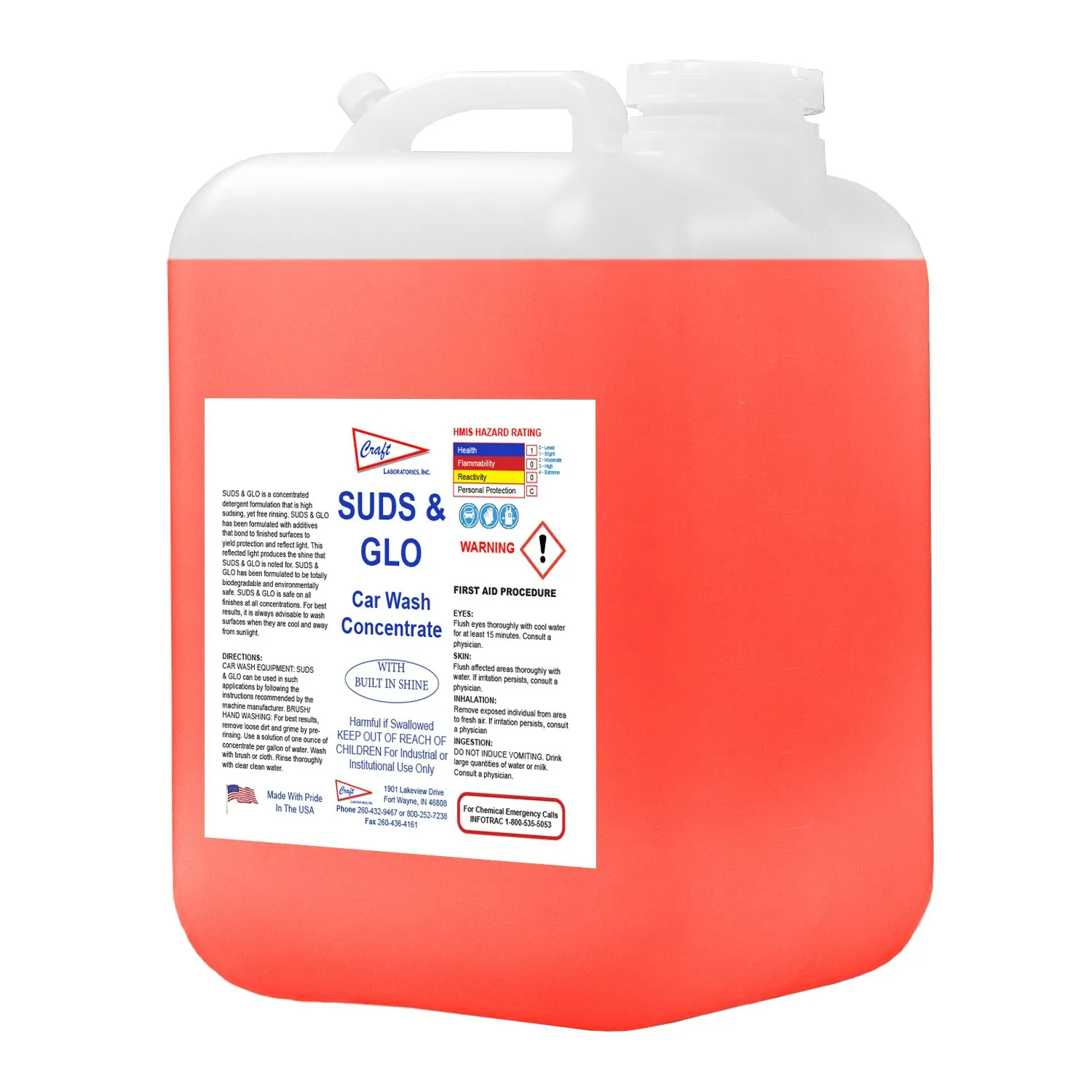 Suds & Glo — Fort Wayne, IN — Craft Laboratories Inc.