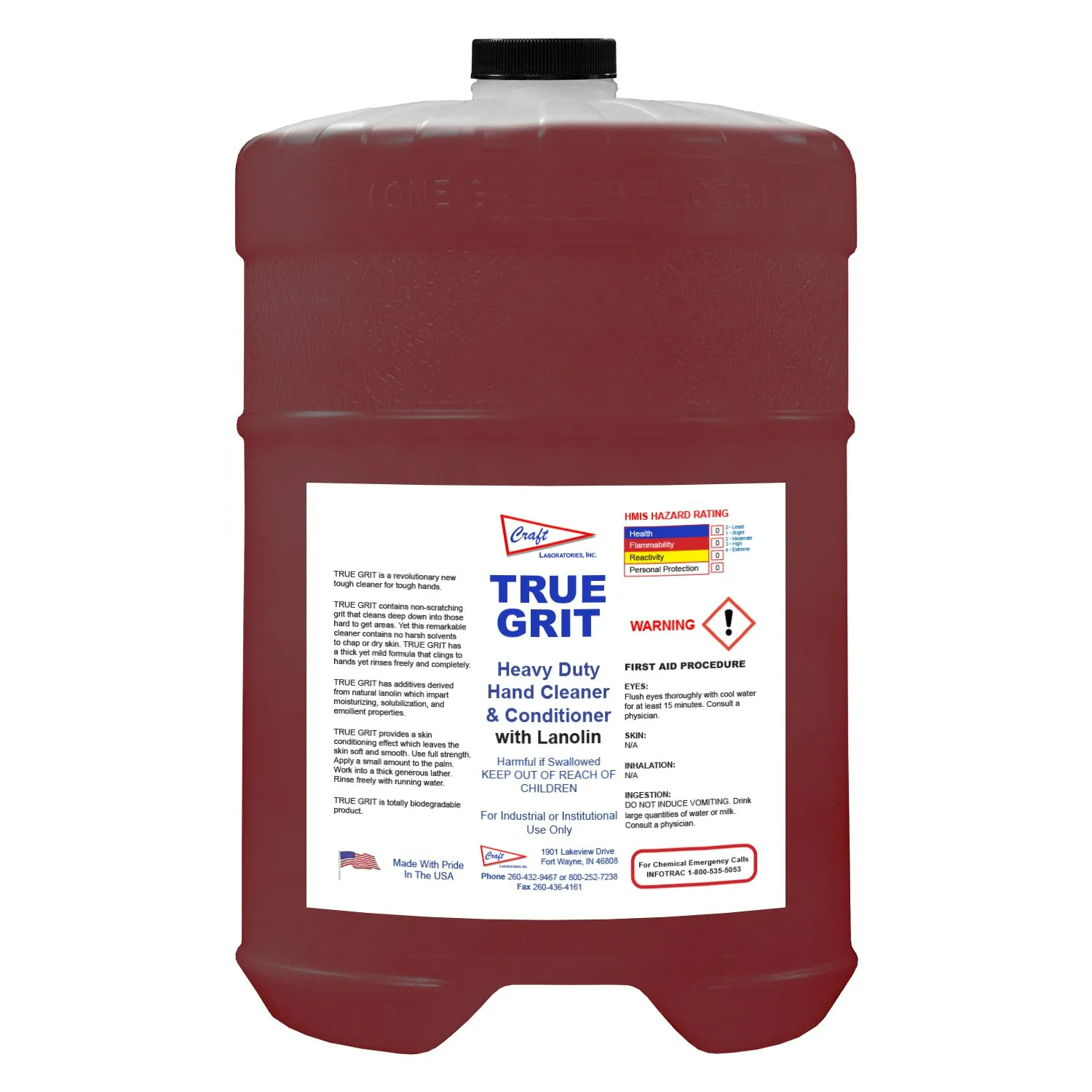 True Grit — Fort Wayne, IN — Craft Laboratories Inc.